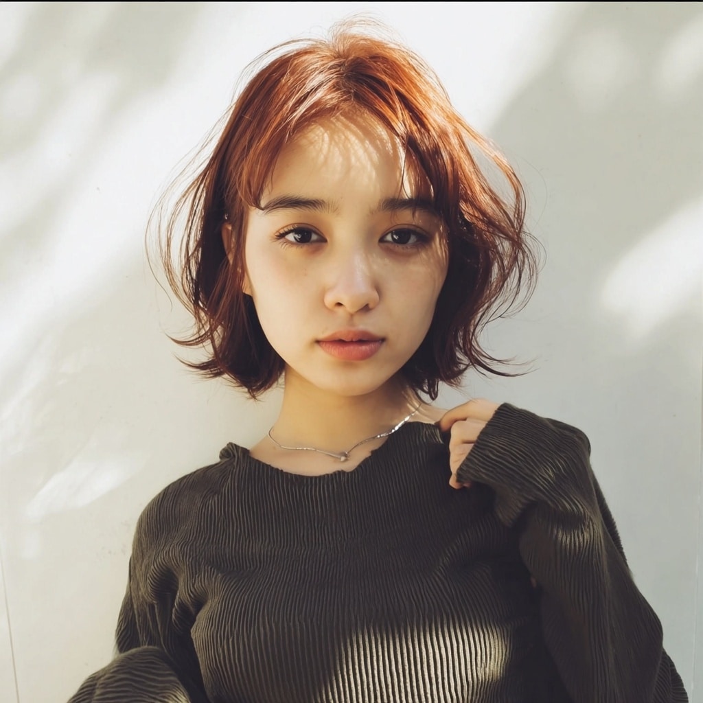 透明感カラーで白髪ぼかしも自然に☆